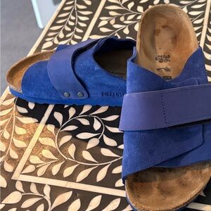 Birkenstock Royal Blue Suede Sandals